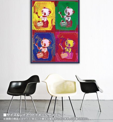【ビンテージ】アンディ・ウォーホル ポスター　パンダ Amazon.co.jp: Andy warhol アンディ ウォーホル ウォールアートパネル